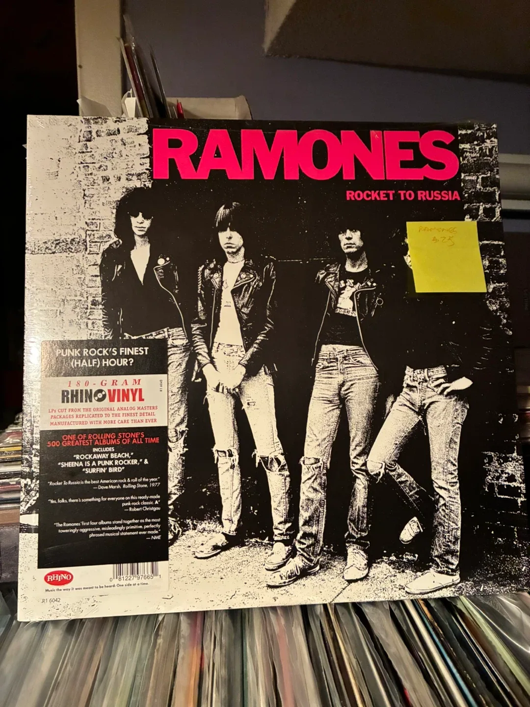 Ramones Vinyl Records - Rocket to Russia & It's Alive II