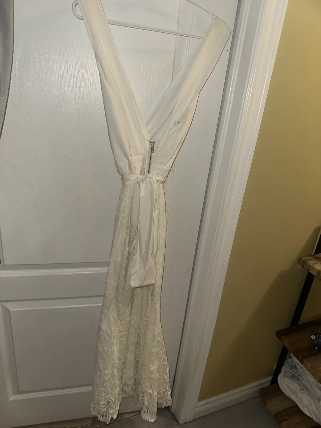 White Lace Maxi Dress image indicator(3)