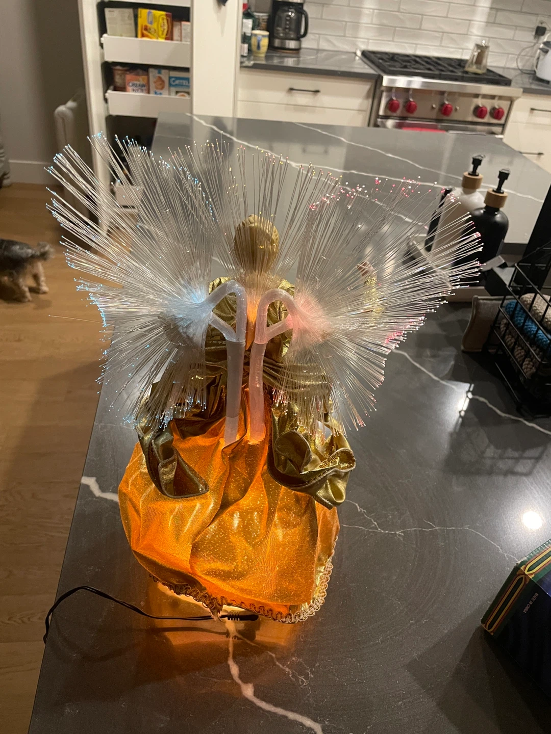 Vintage Fibre Optic Angel Tree Topper - photo 4