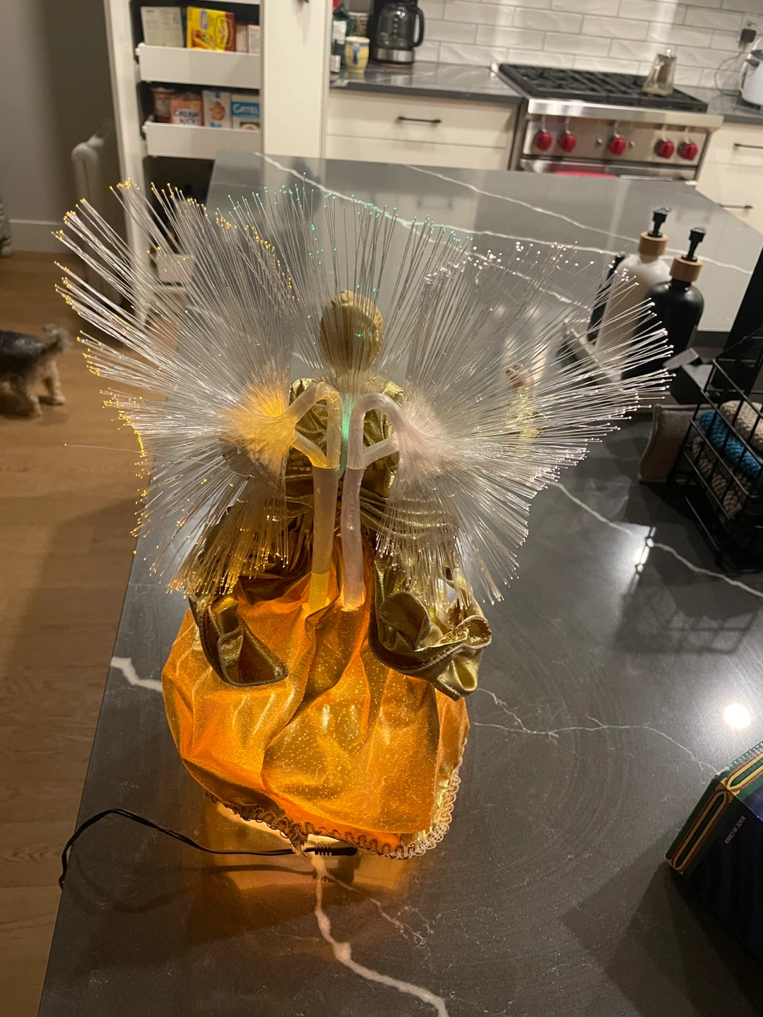 Vintage Fibre Optic Angel Tree Topper - photo 3