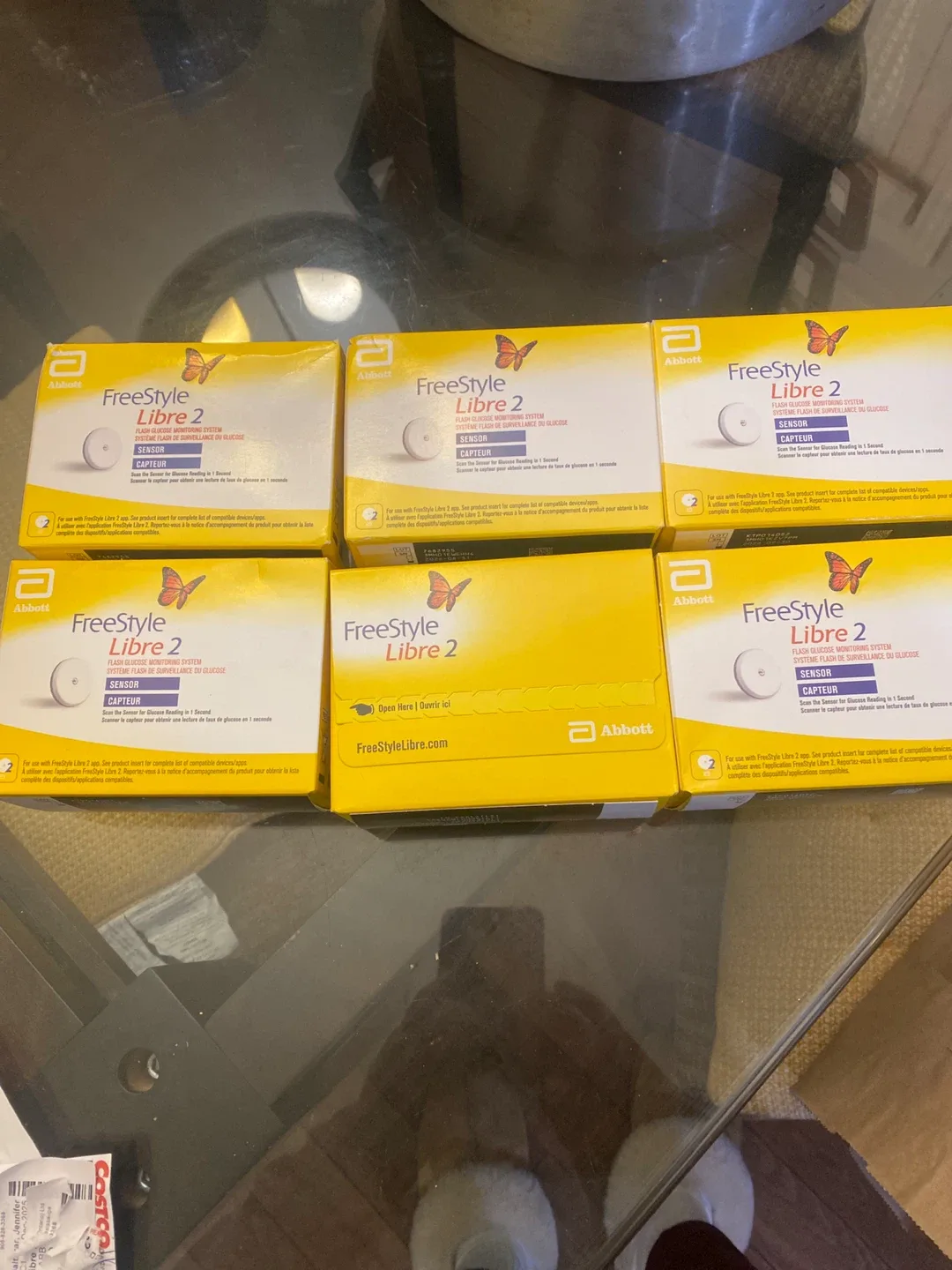 New Abbott FreeStyle Libre 2 Glucose Sensors 6 boxes