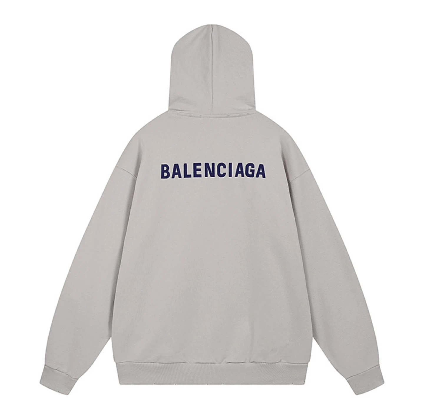 Balenciaga Grey Zip-Up Hoodie - photo 2