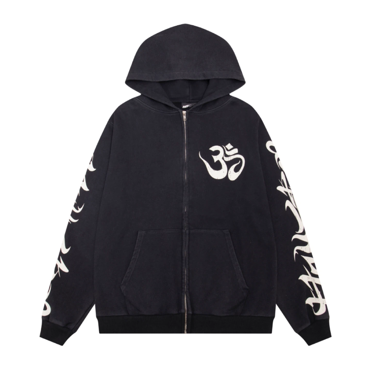 Hellstar Black Zip Up Hoodie