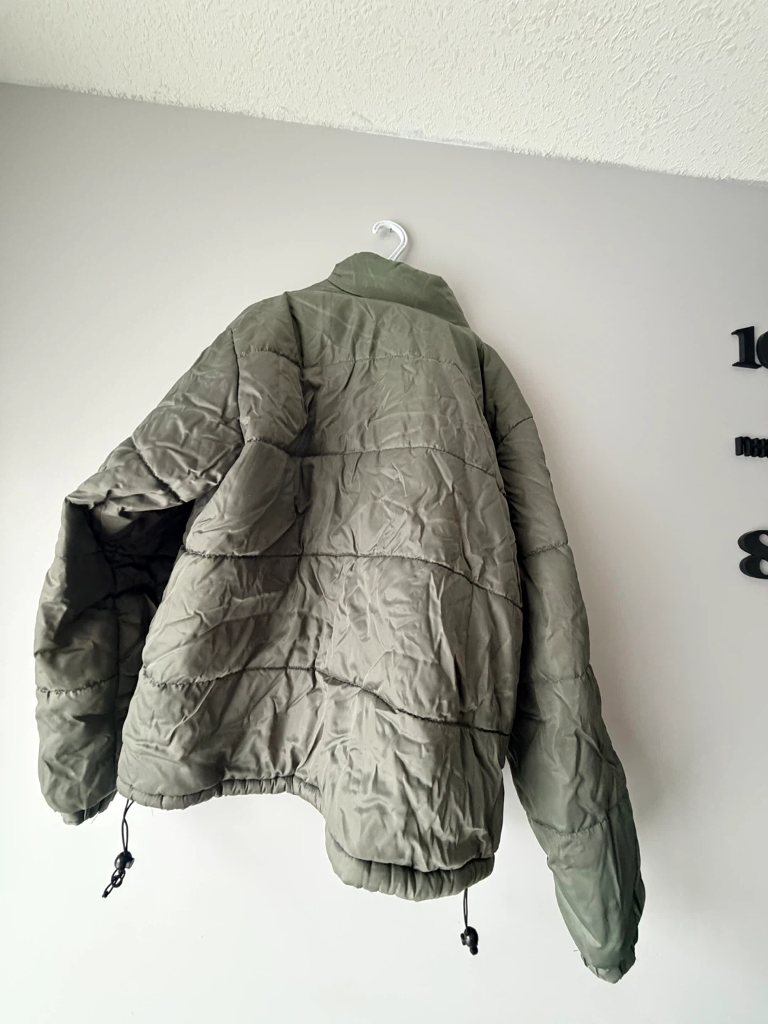 MOTORE Olive Green Puffer Jacket - Size L - photo 3
