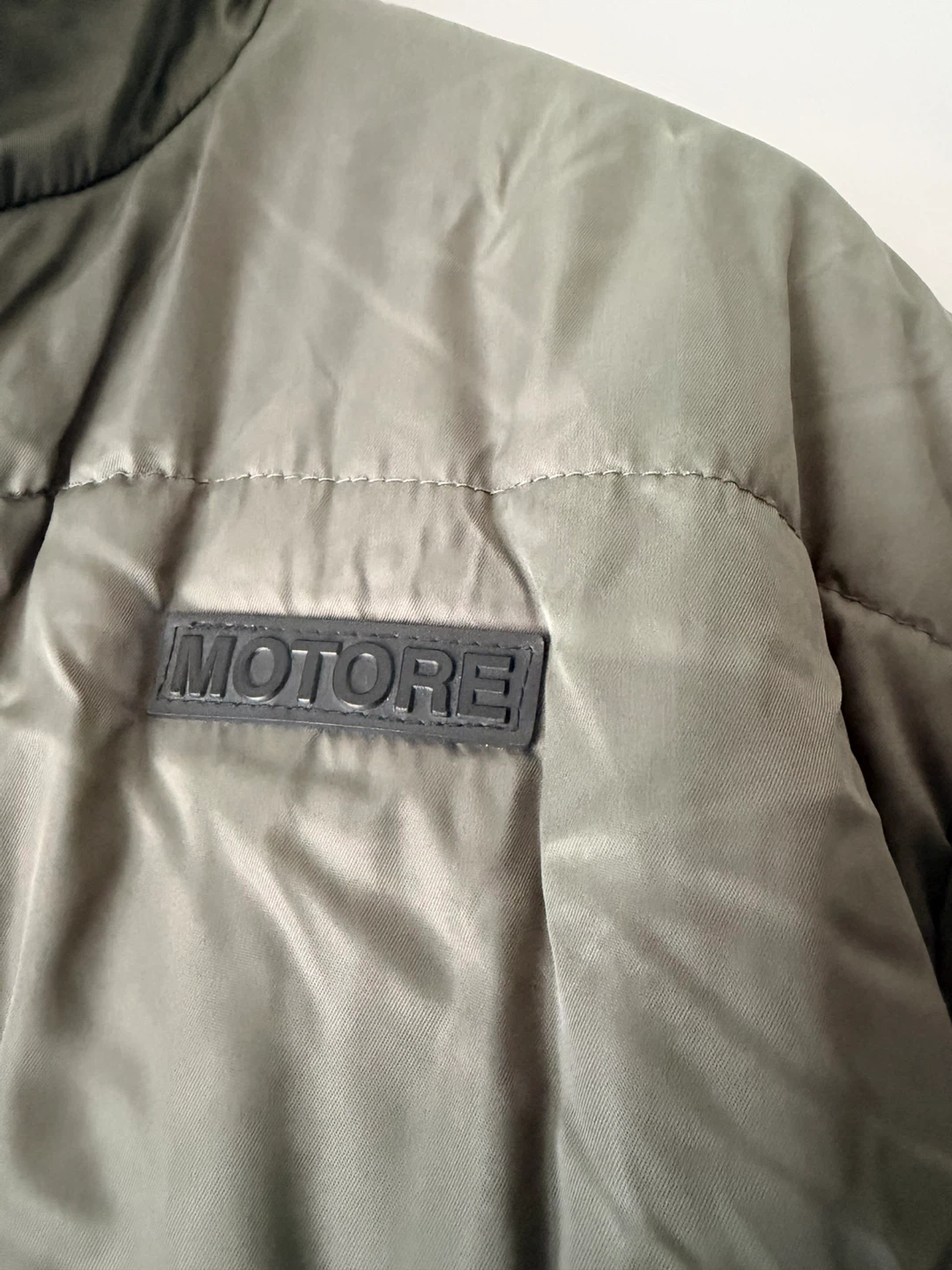 MOTORE Olive Green Puffer Jacket - Size L - photo 2