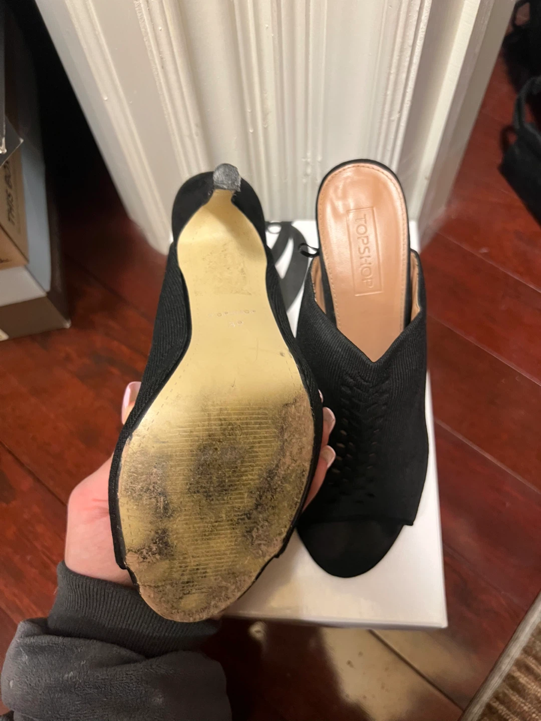 Topshop Black Heels - photo 5