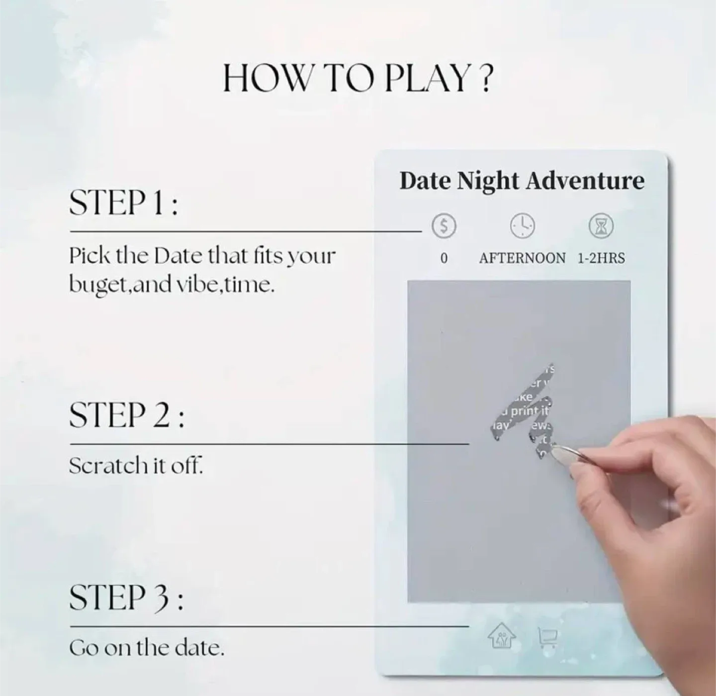 Date Night Adventure Scratch Off Cards image indicator(8)