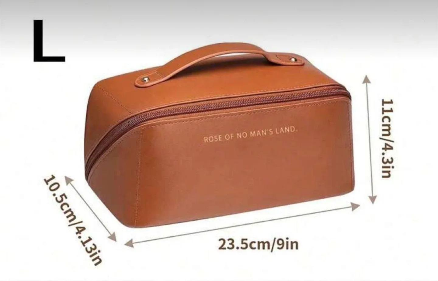 Large Makeup Bag / Travel Cosmetic Organizer (Pink or White) image indicator(6)