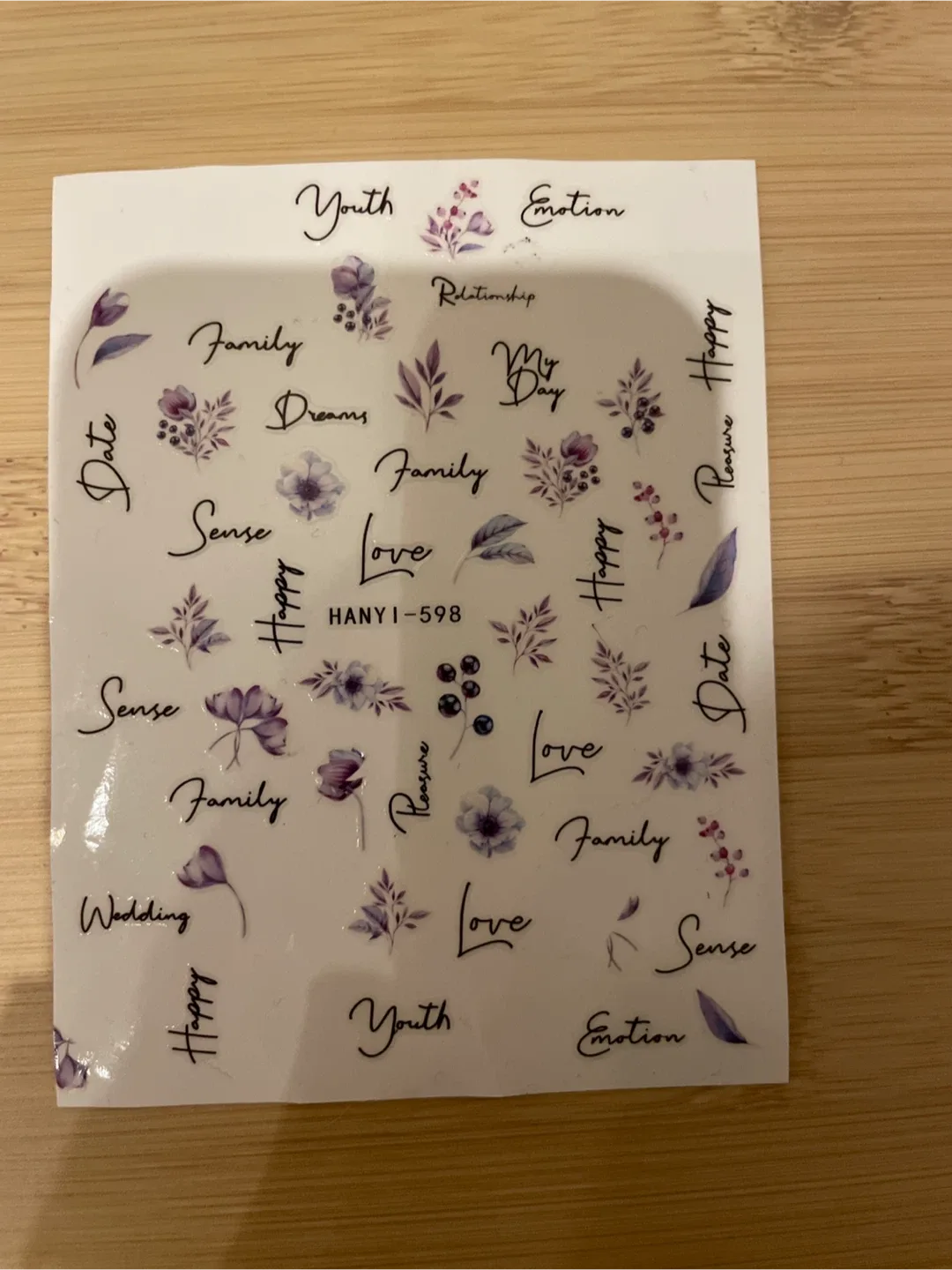 HANYI Nail Art Stickers - Floral Designs image indicator(3)