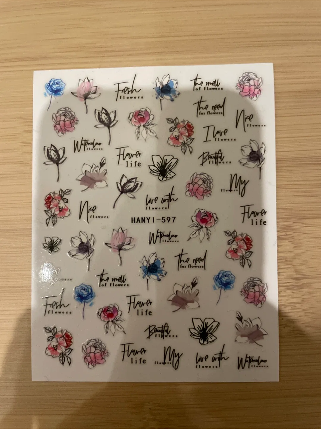 HANYI Nail Art Stickers - Floral Designs image indicator(5)