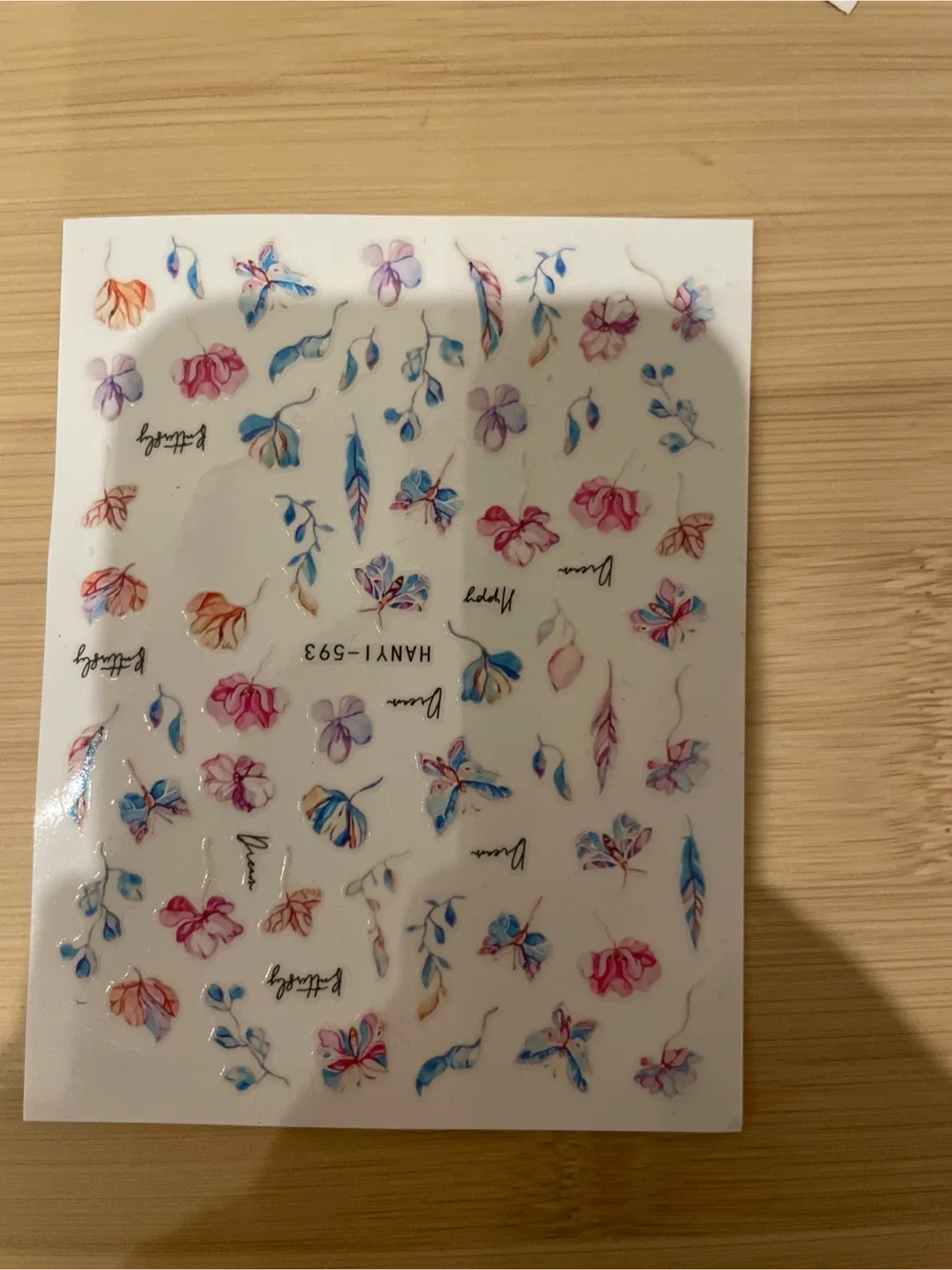 HANYI Nail Art Stickers - Floral Designs image indicator(7)