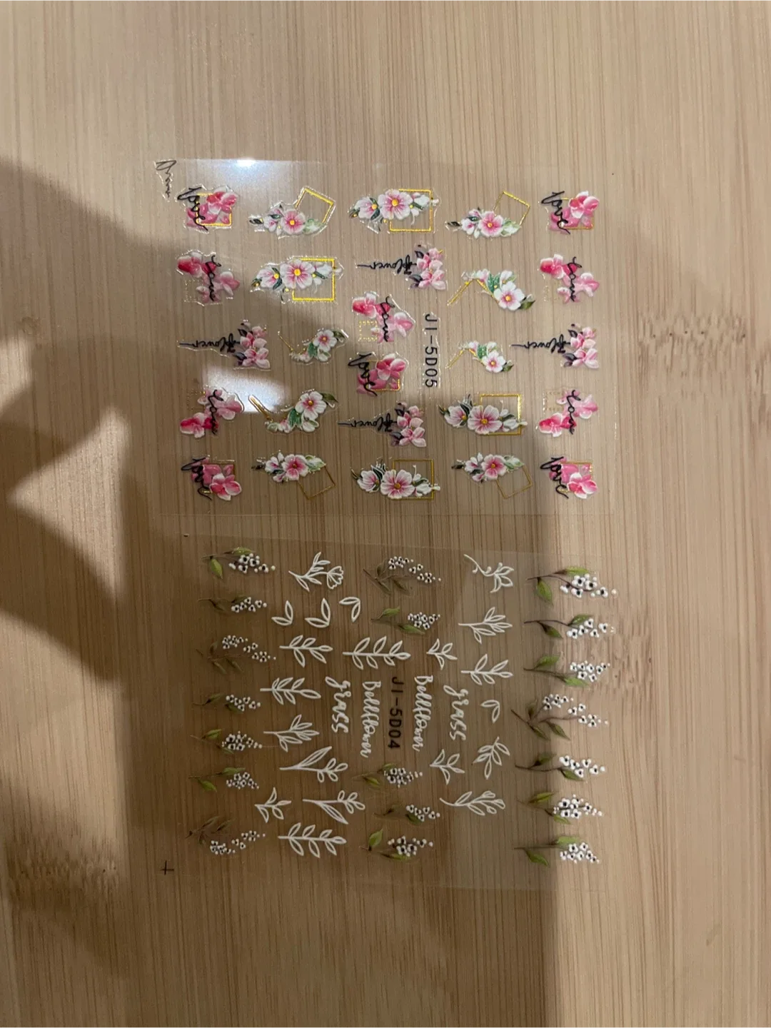 HANYI Nail Art Stickers - Floral Designs image indicator(8)