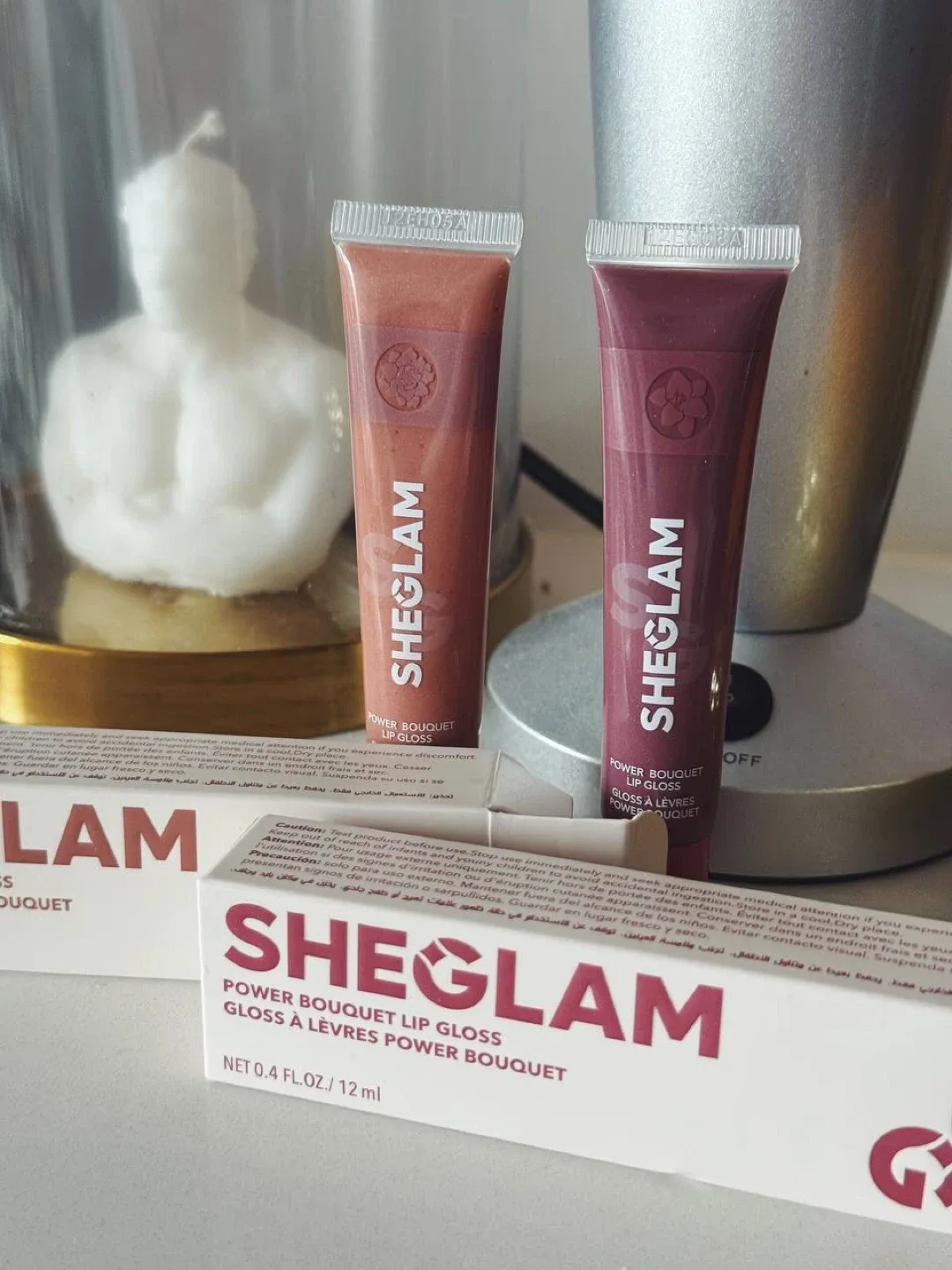 SHEGLAM Power Bouquet Lip Gloss – Sunny Sands / Freesia