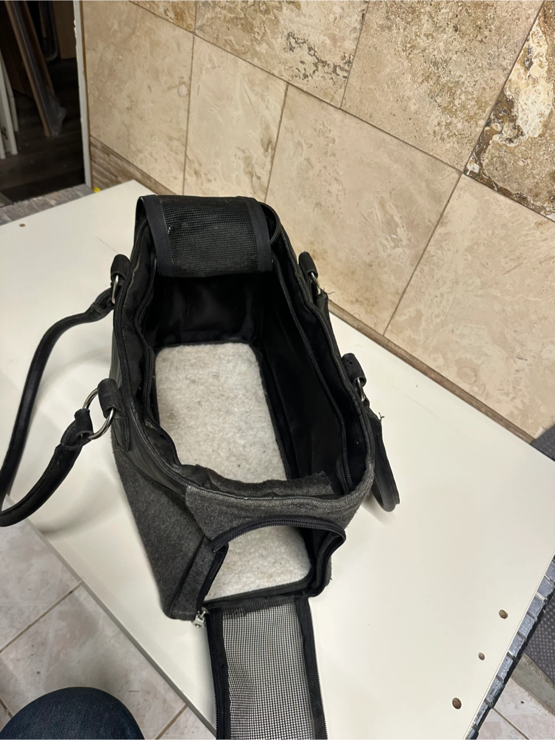 Pet Life Carrier - Grey & Black - photo 4