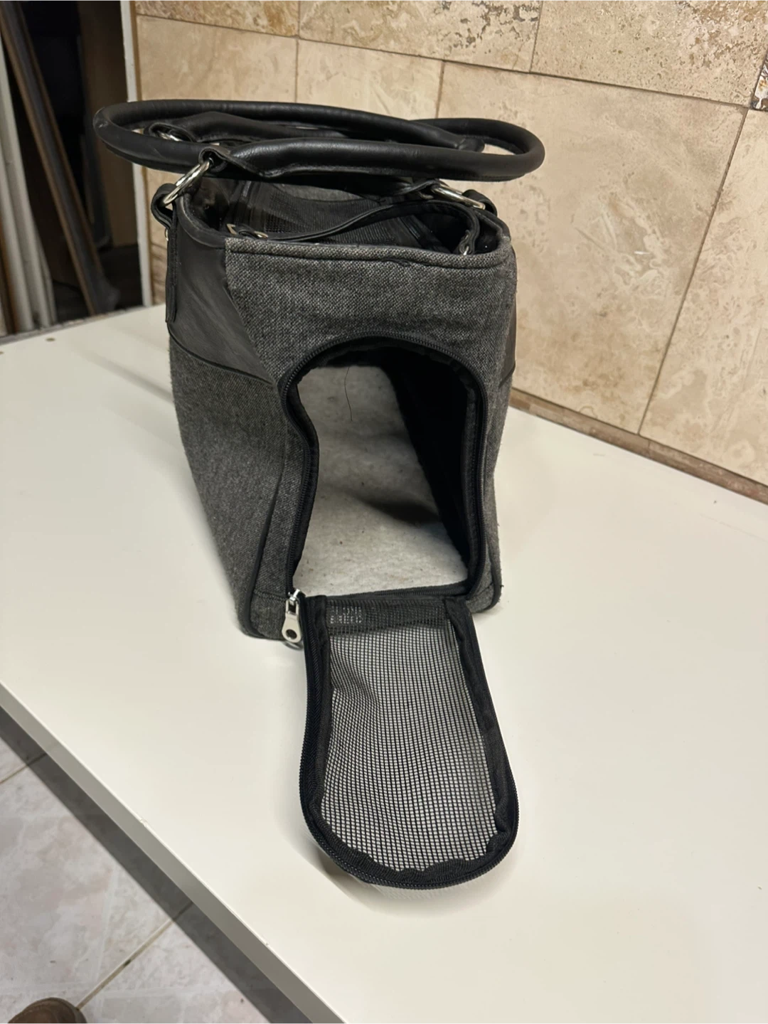 Pet Life Carrier - Grey & Black - photo 3