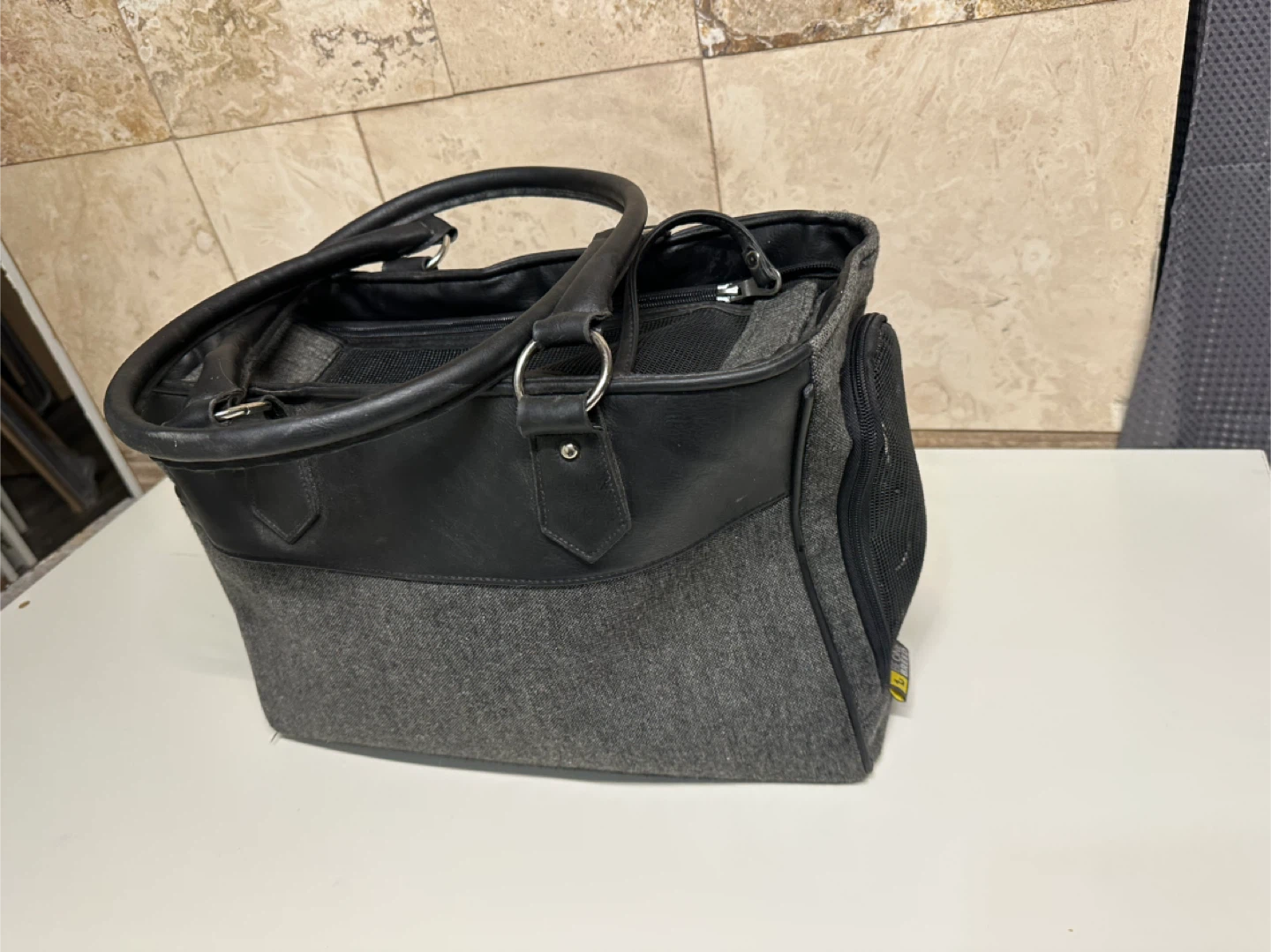 Pet Life Carrier - Grey & Black - photo 2