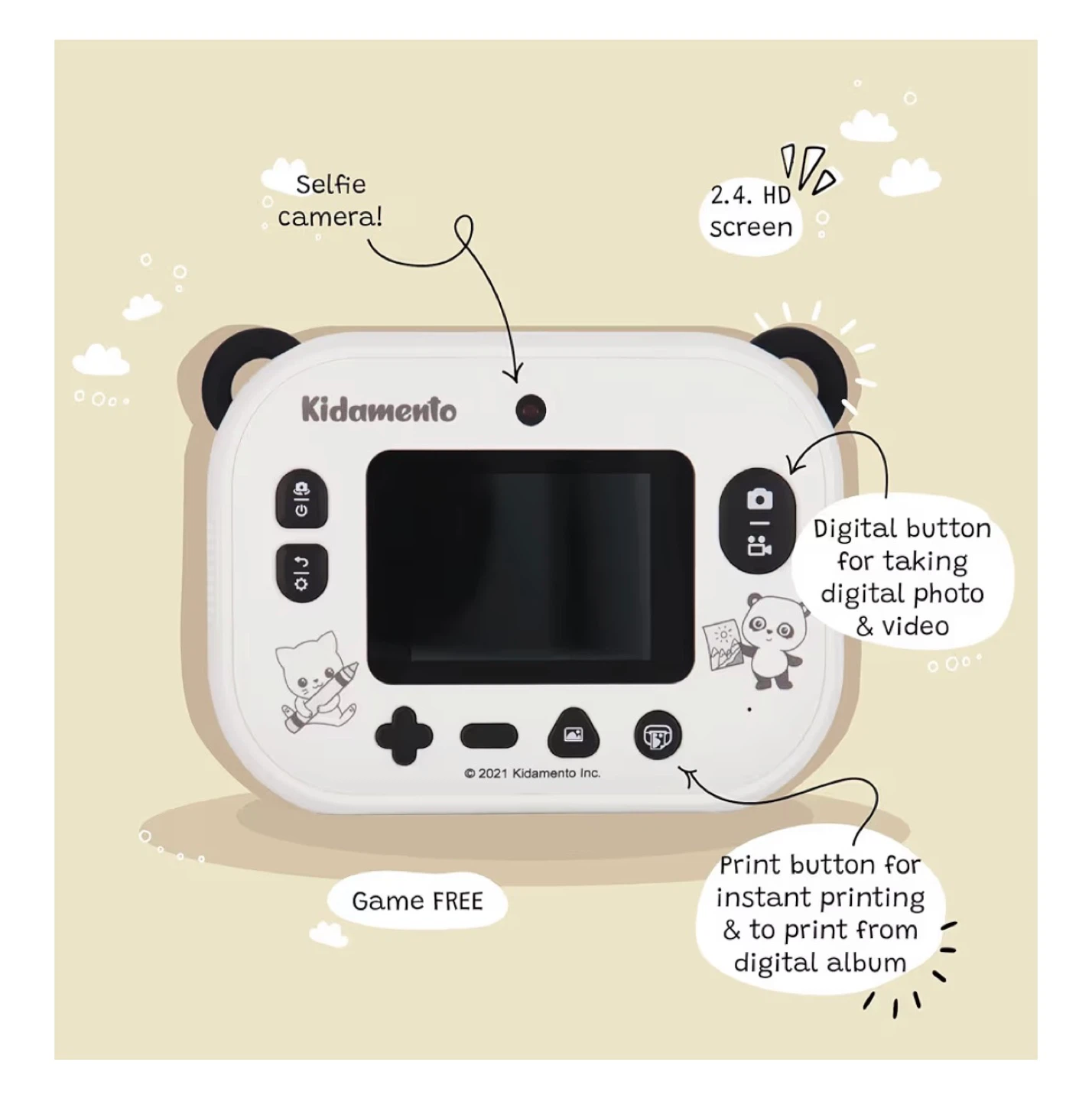 Kidamento Instant Print Kids Digital Camera - photo 5