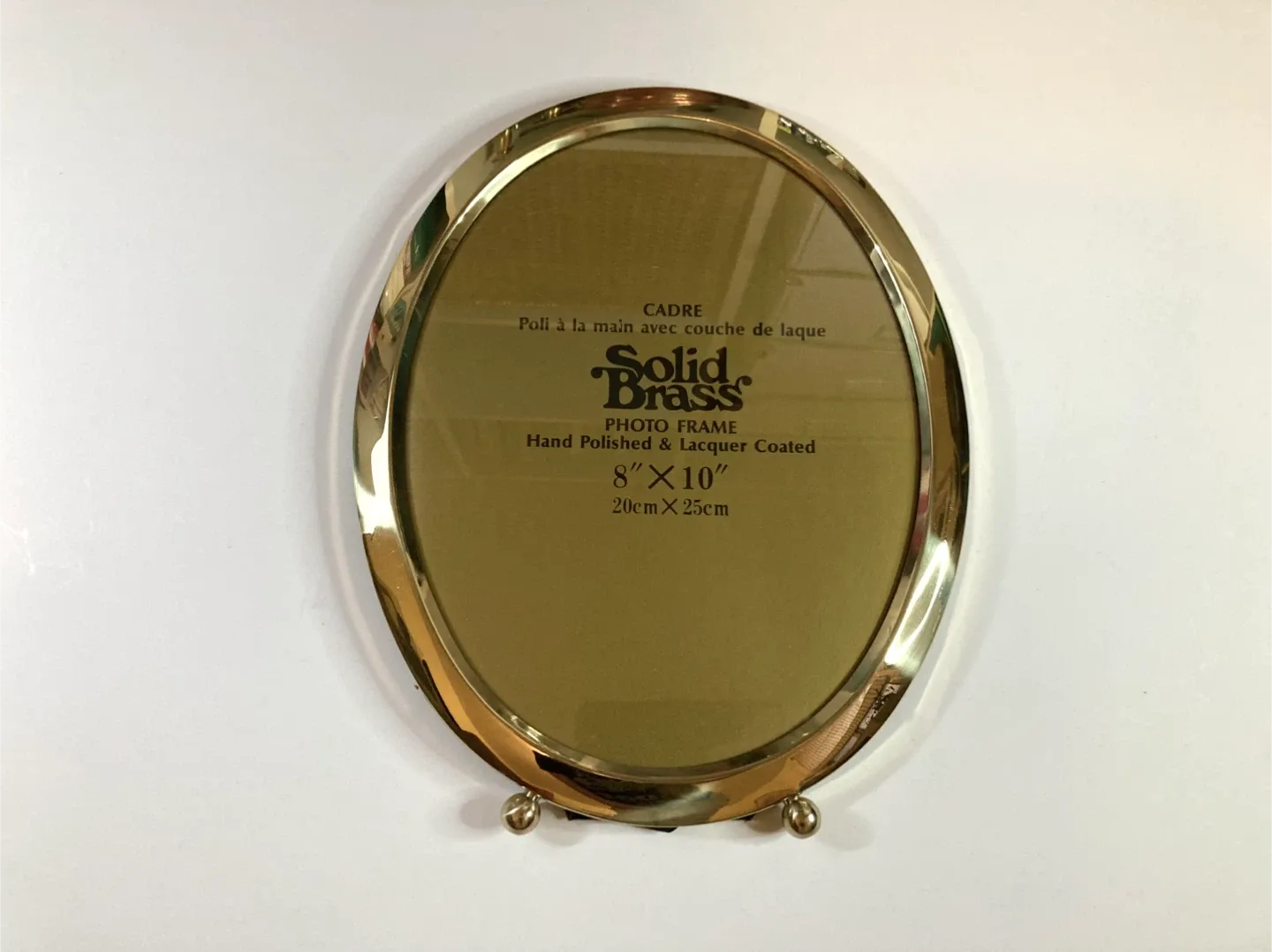 Vintage 1970s 8x10 Brass frame