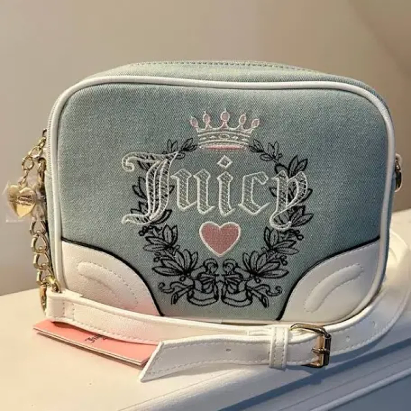 Juicy Couture Denim Crossbody Bag