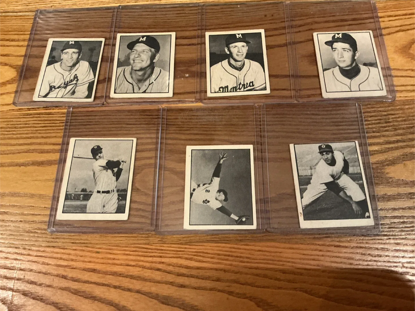 7. 1952 FROSTADE Toronto Maple Leafs & Montreal Royals Cards