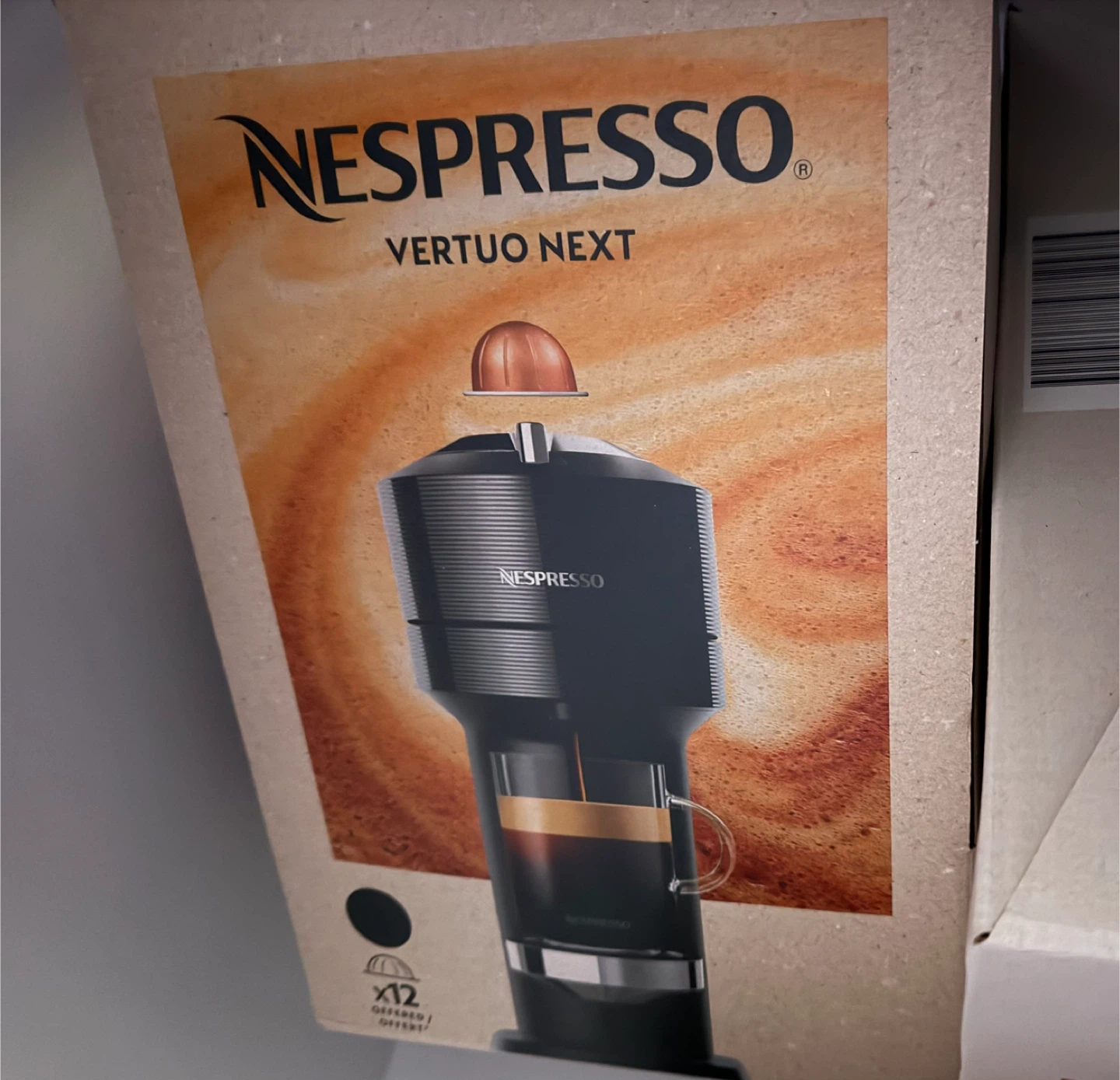 Brand New Nespresso Vertuo Premium Black Next Coffee Machine
