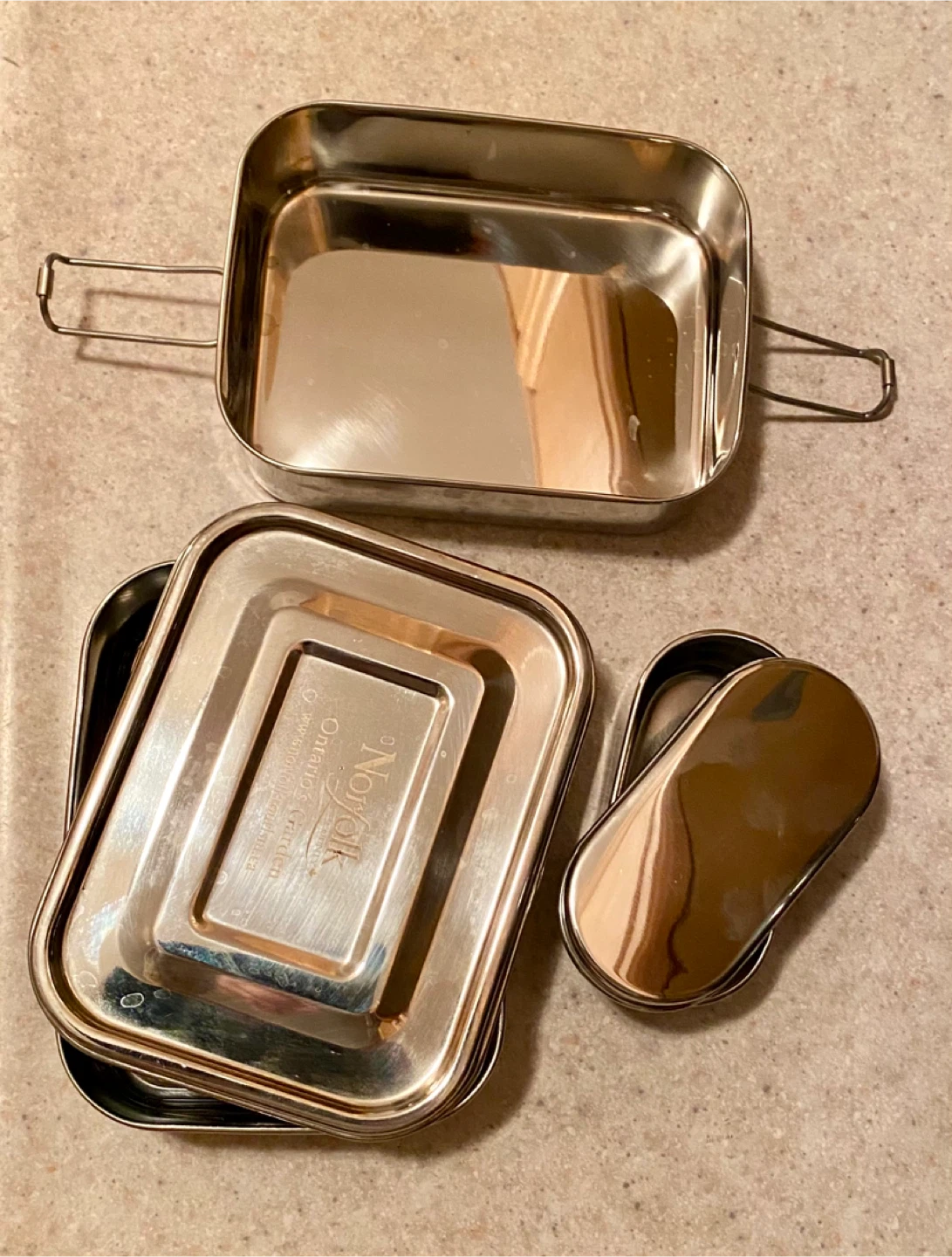 NoYolk Stainless Steel Bento Lunchbox Set - photo 2