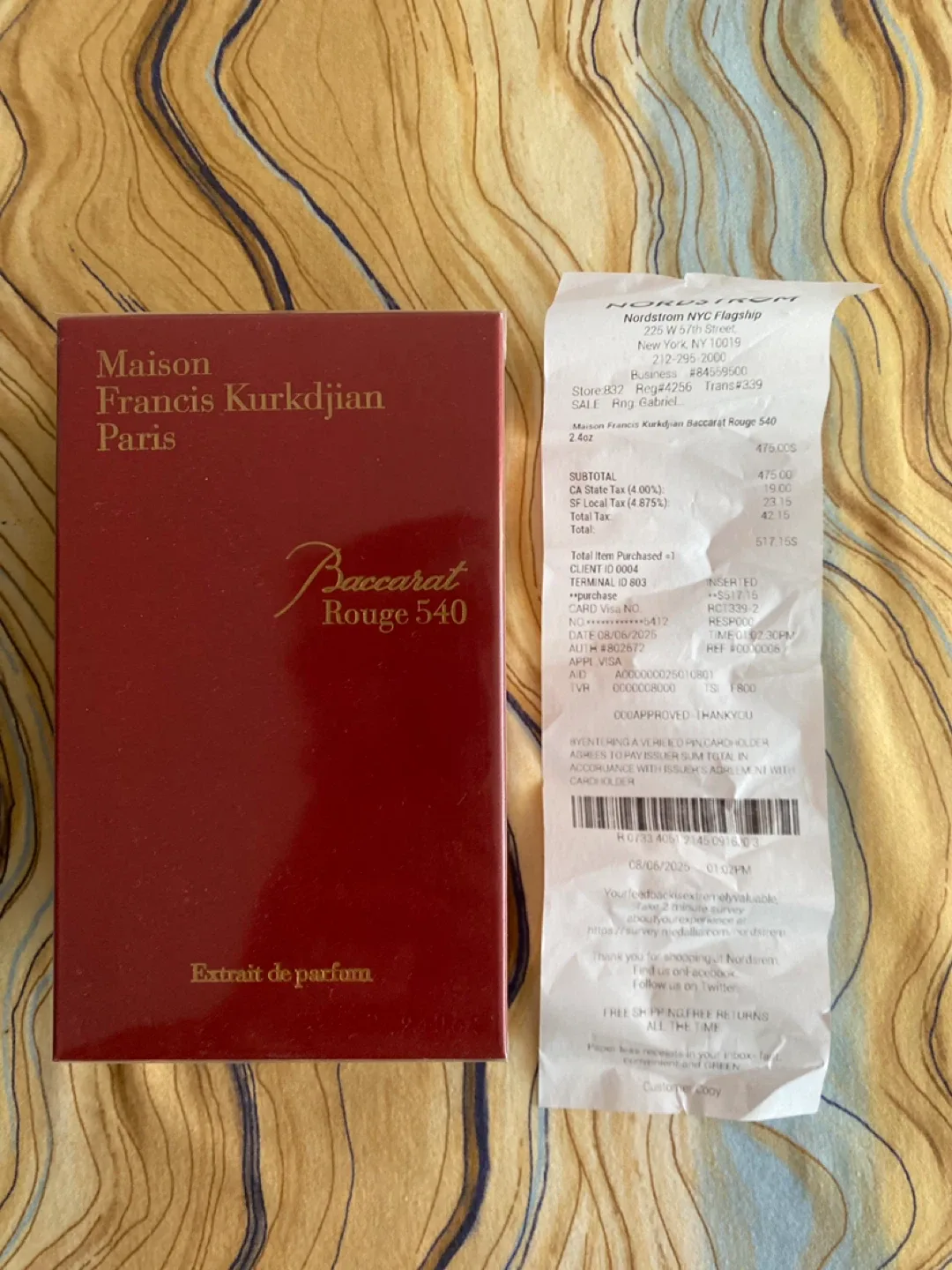 Authentic Baccarat Rouge 540 - Sealed