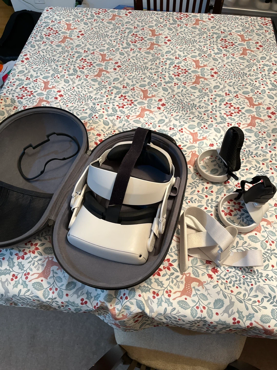 Oculus Quest 2 VR Headset with accessories