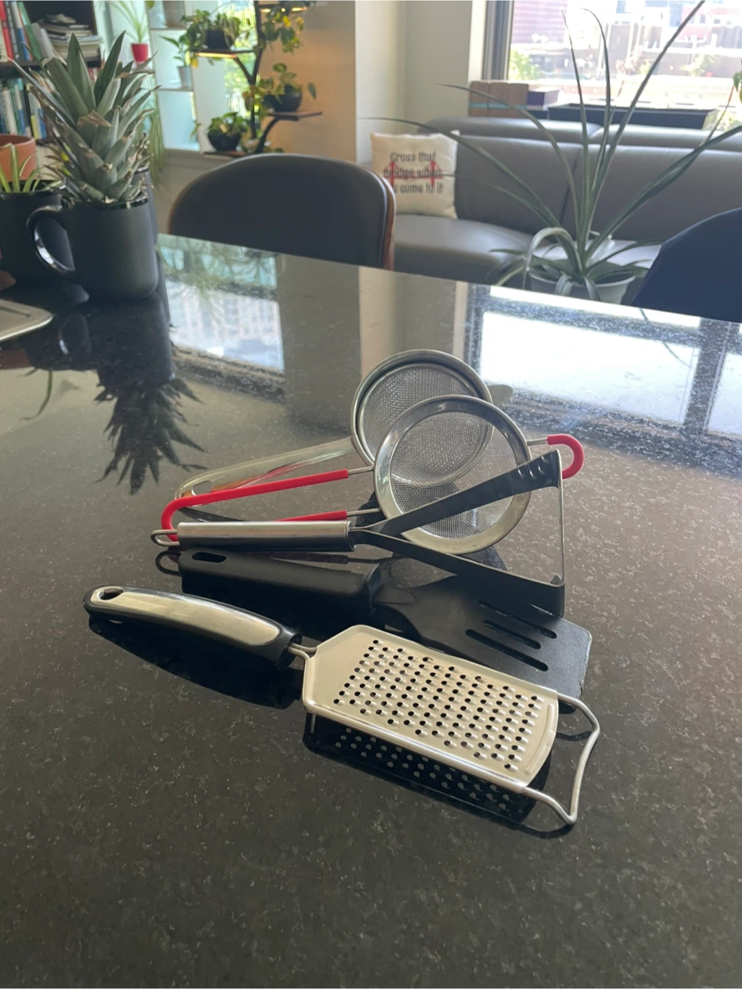 Kitchen Utensil Set - Grater, Skimmer, Spatula
