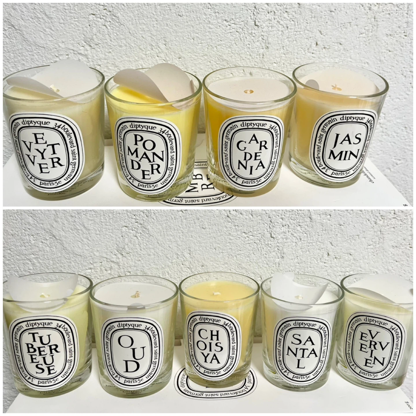 Diptyque Scented Candles 190g, $85 each