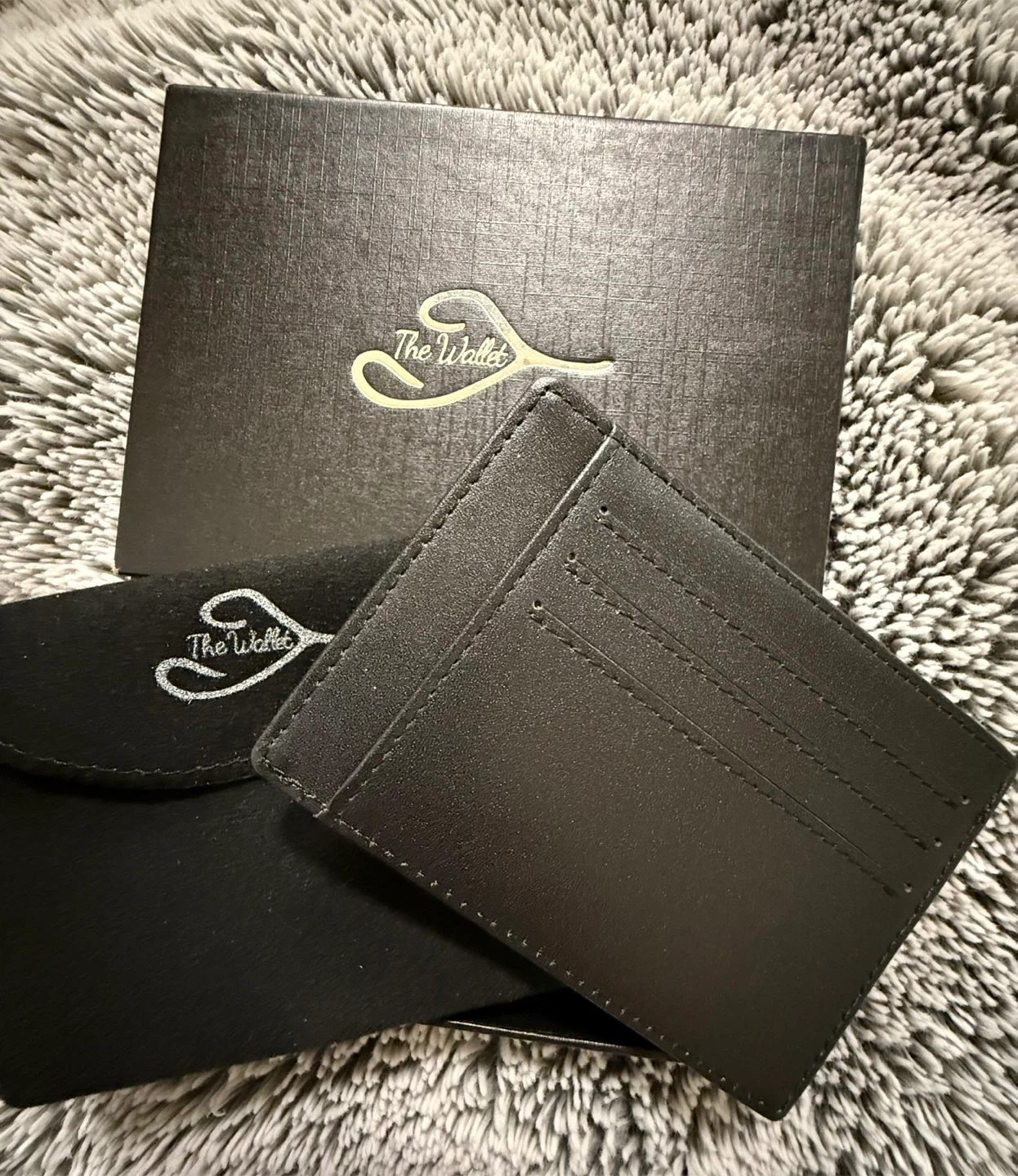 The Wallet Black Cardholder - New in Box!