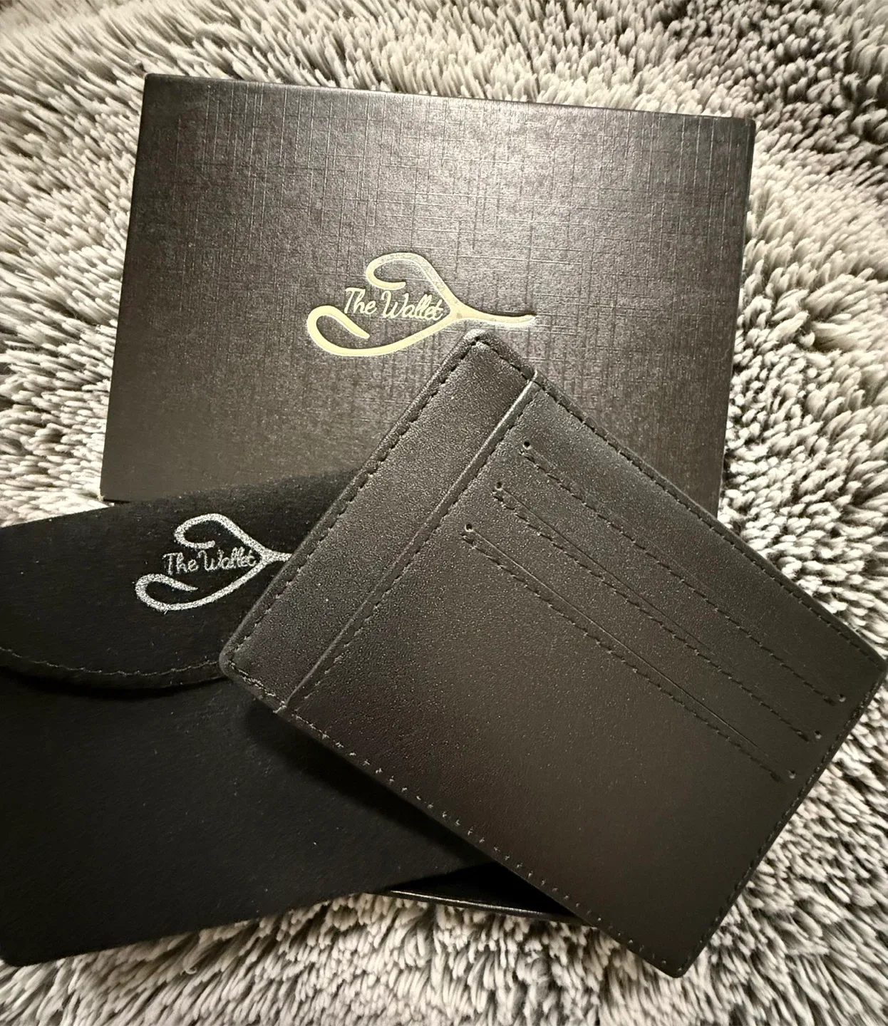 The Wallet Black Cardholder - New in Box!