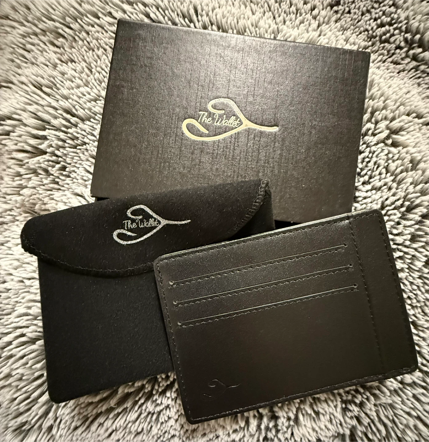 The Wallet Black Cardholder - New in Box! - photo 2