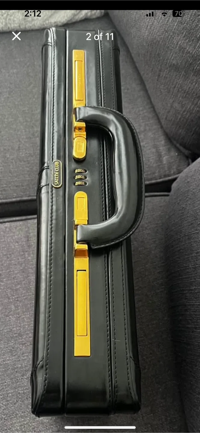 Presto Satch Club Black Briefcase image indicator(2)