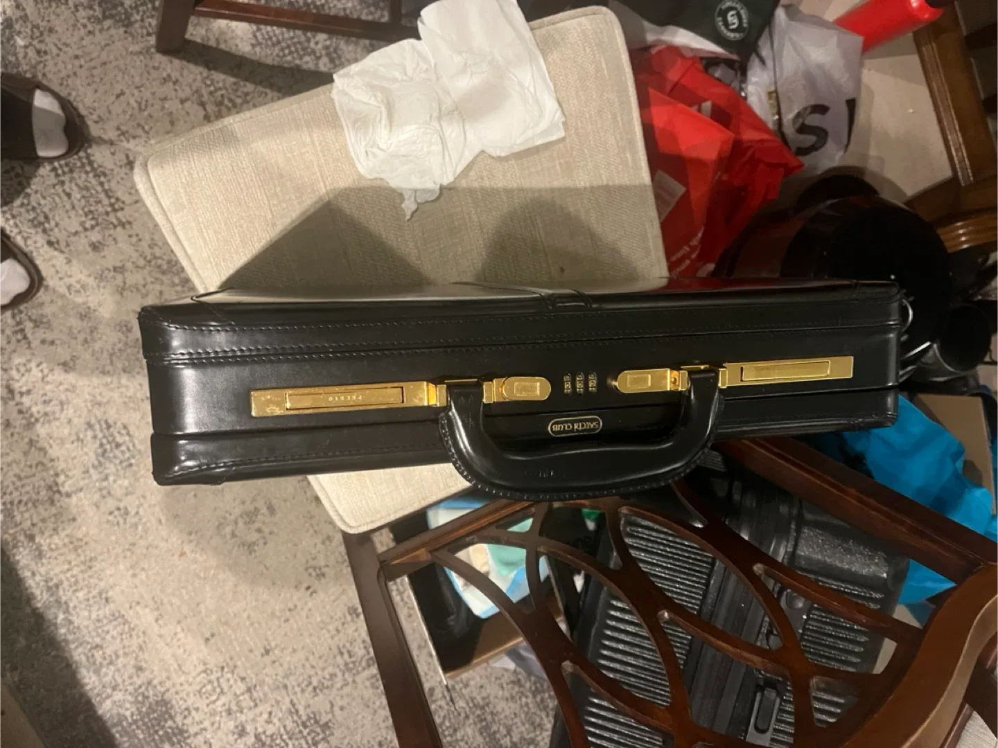 Presto Satch Club Black Briefcase