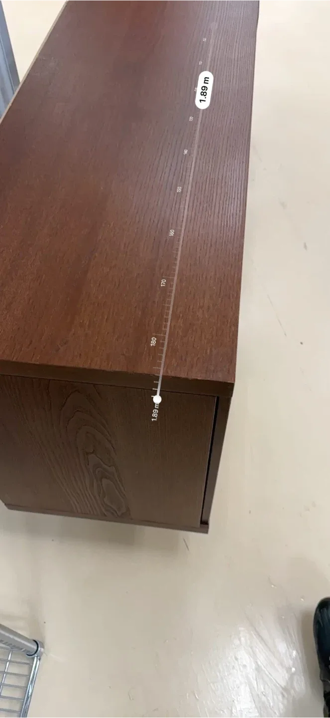 Brown Wooden Cabinet with Glass Doors image indicator(5)