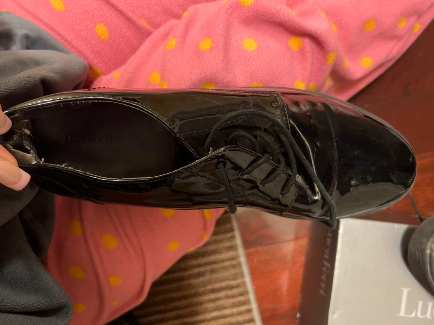 Forever 21 Black Platform Oxfords - photo 3