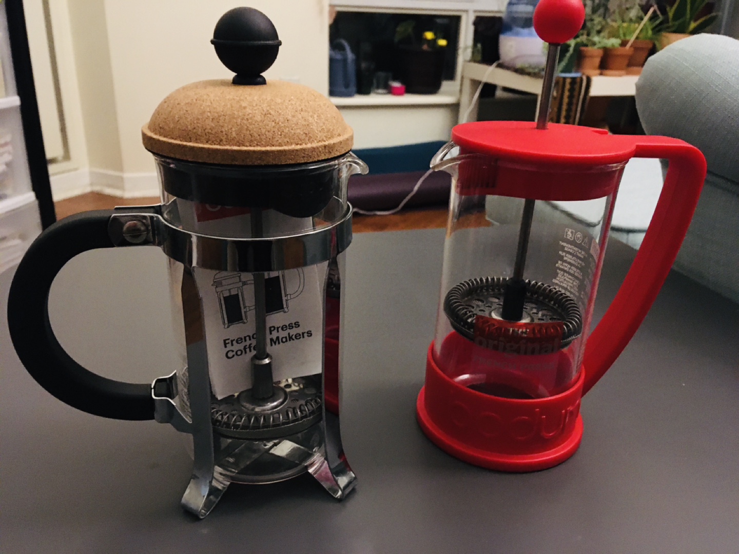 New Bodum French Press 3-cup Red Brazil - photo 2