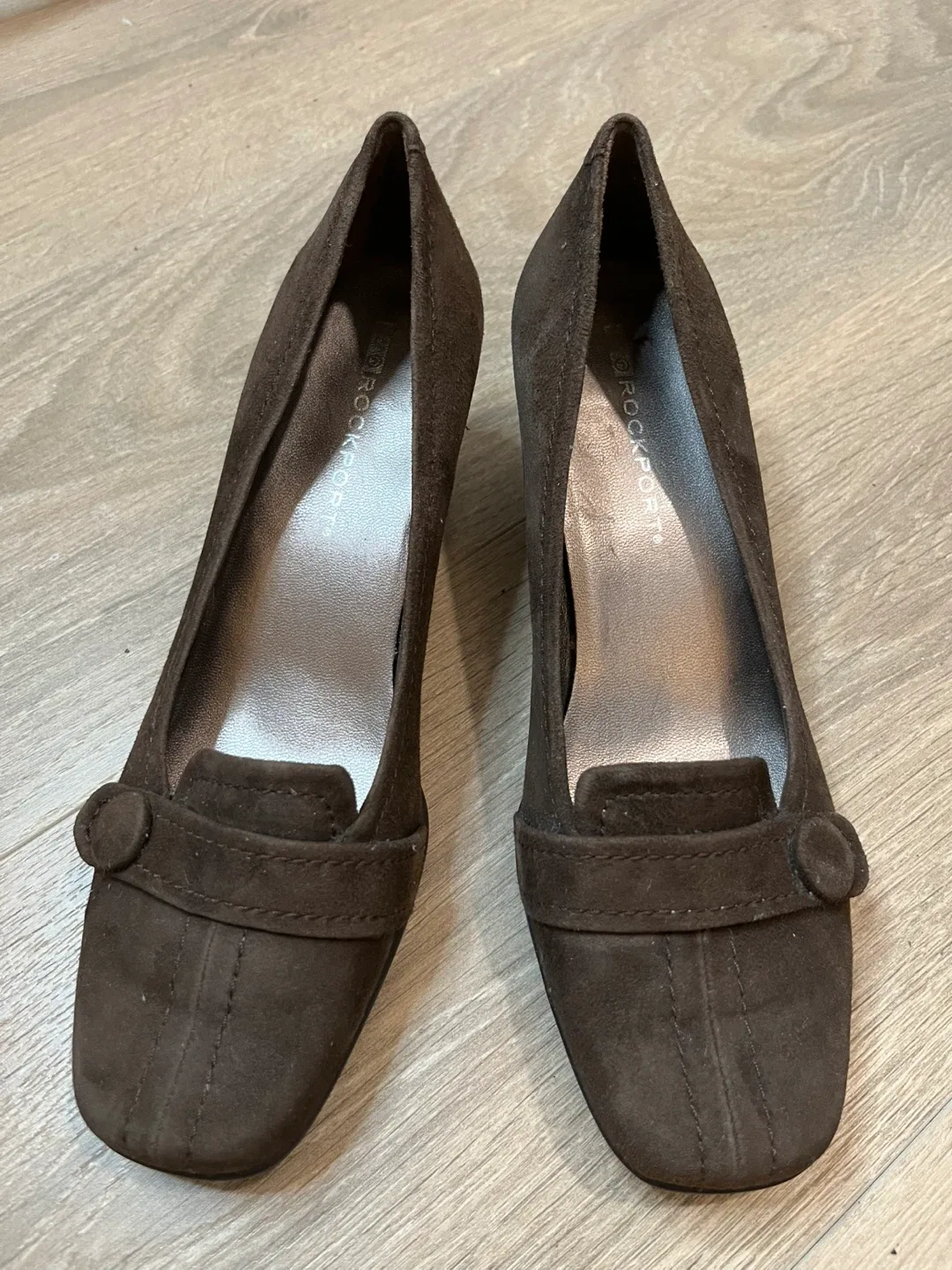 Women’s Rockport Brown Suede Pumps