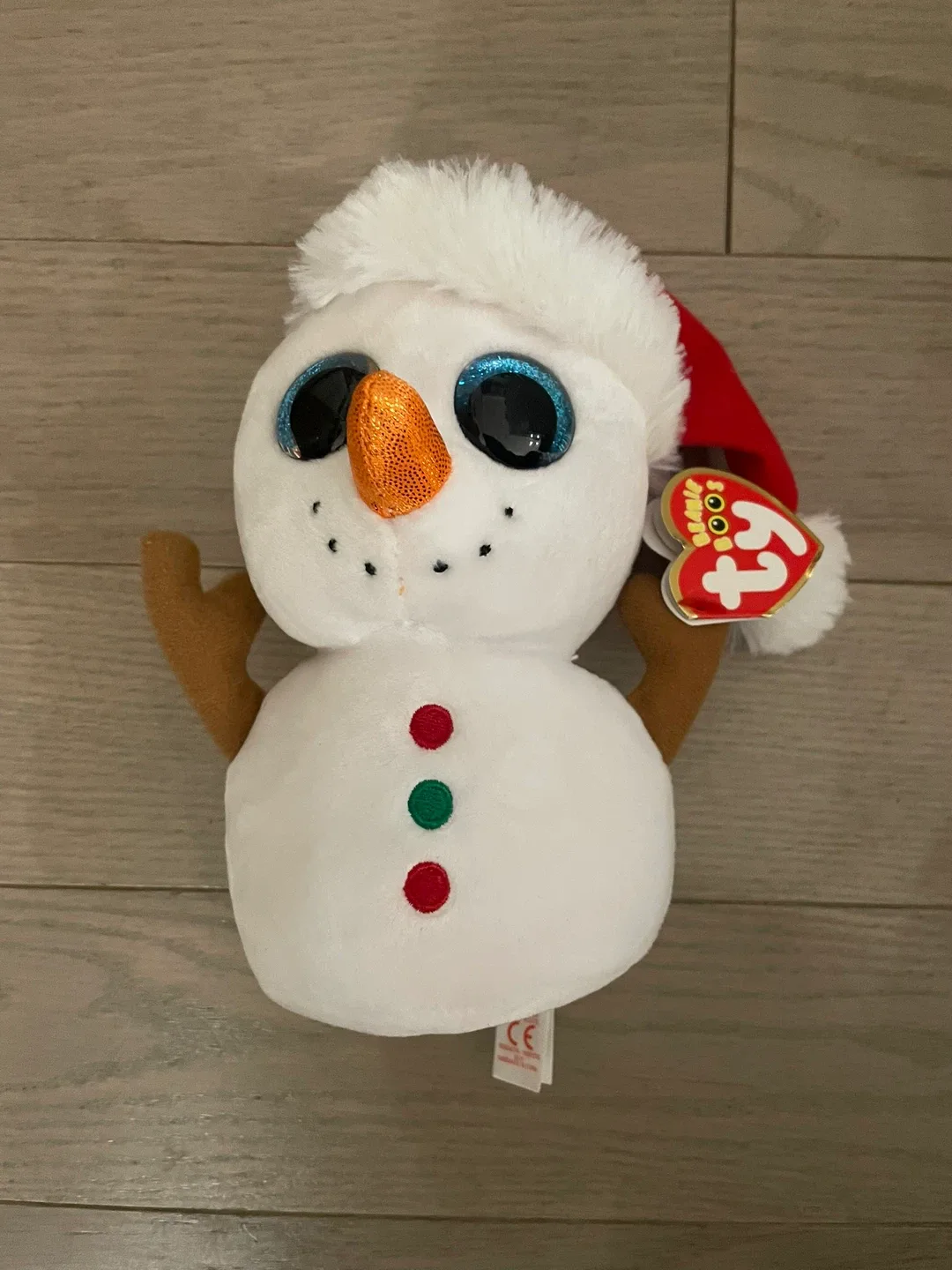 Ty Beanie Boo's Scoop Snowman Plush Toy