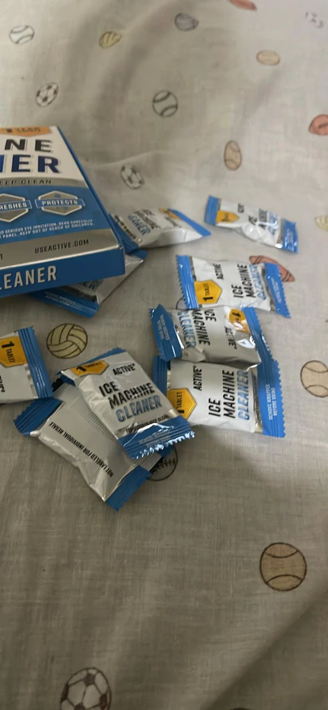 New-Active Ice Machine Cleaner Tablets - 24 count