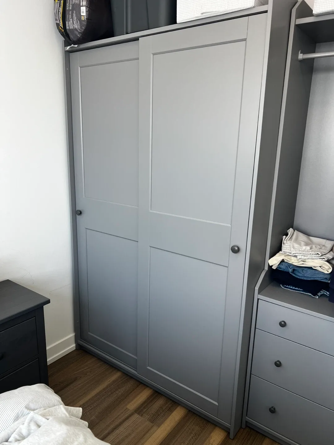 A Wardrobe with sliding doors