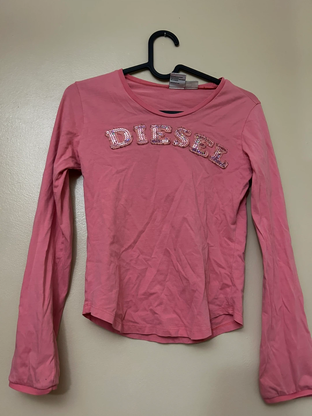 Oshkosh Girls Printed Pants (size 10) & Diesel Peach Top (large) - photo 4