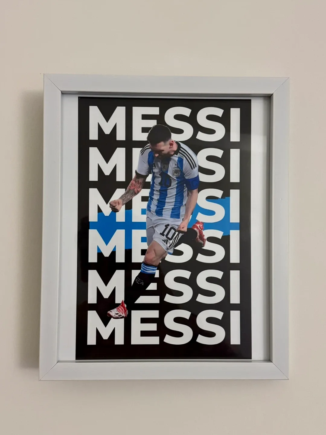 Framed Messi Wall Art