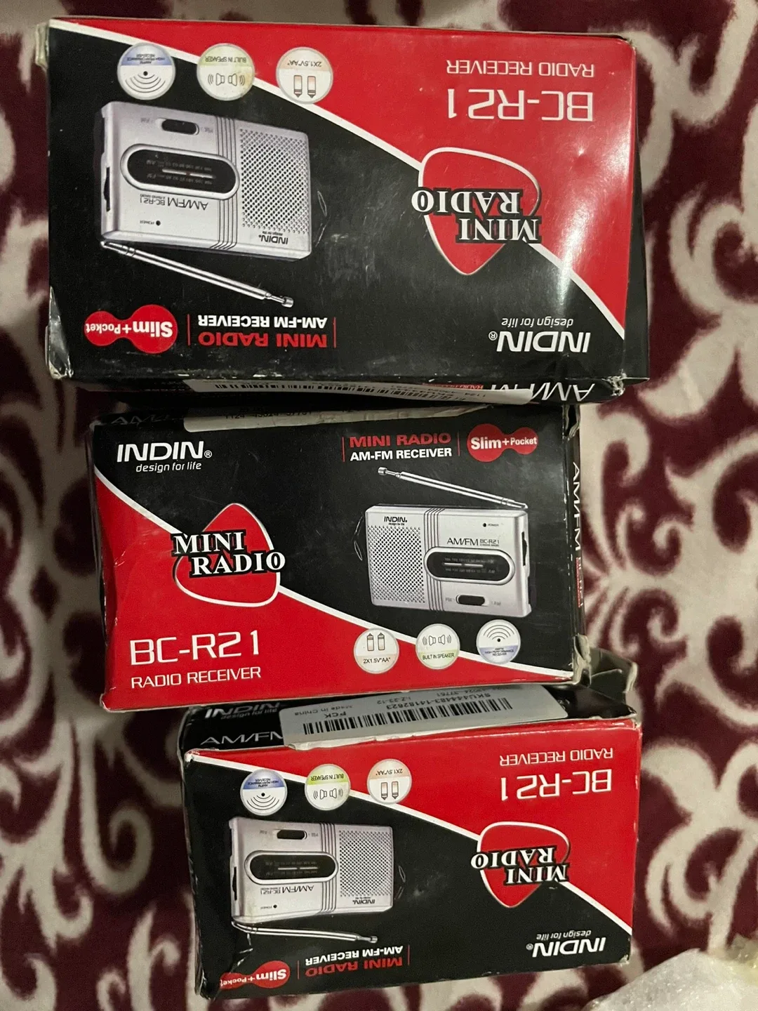 INDIN Mini Radio BC-R21 AM/FM Receiver