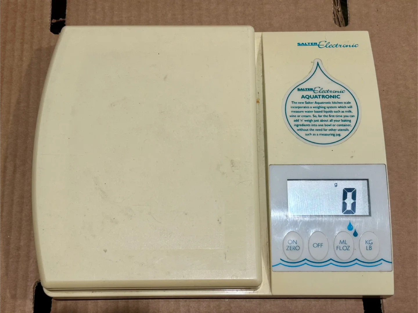 Salter Aquatronic Electronic Kitchen Scale