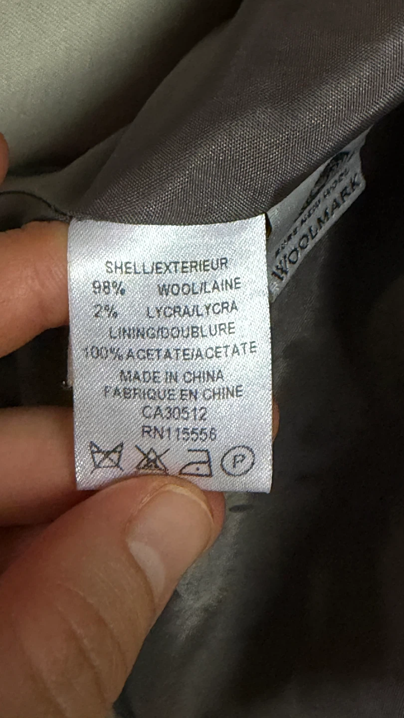 PORTS INTERNATIONAL Gray Wool Blazer - Size 6 - photo 2