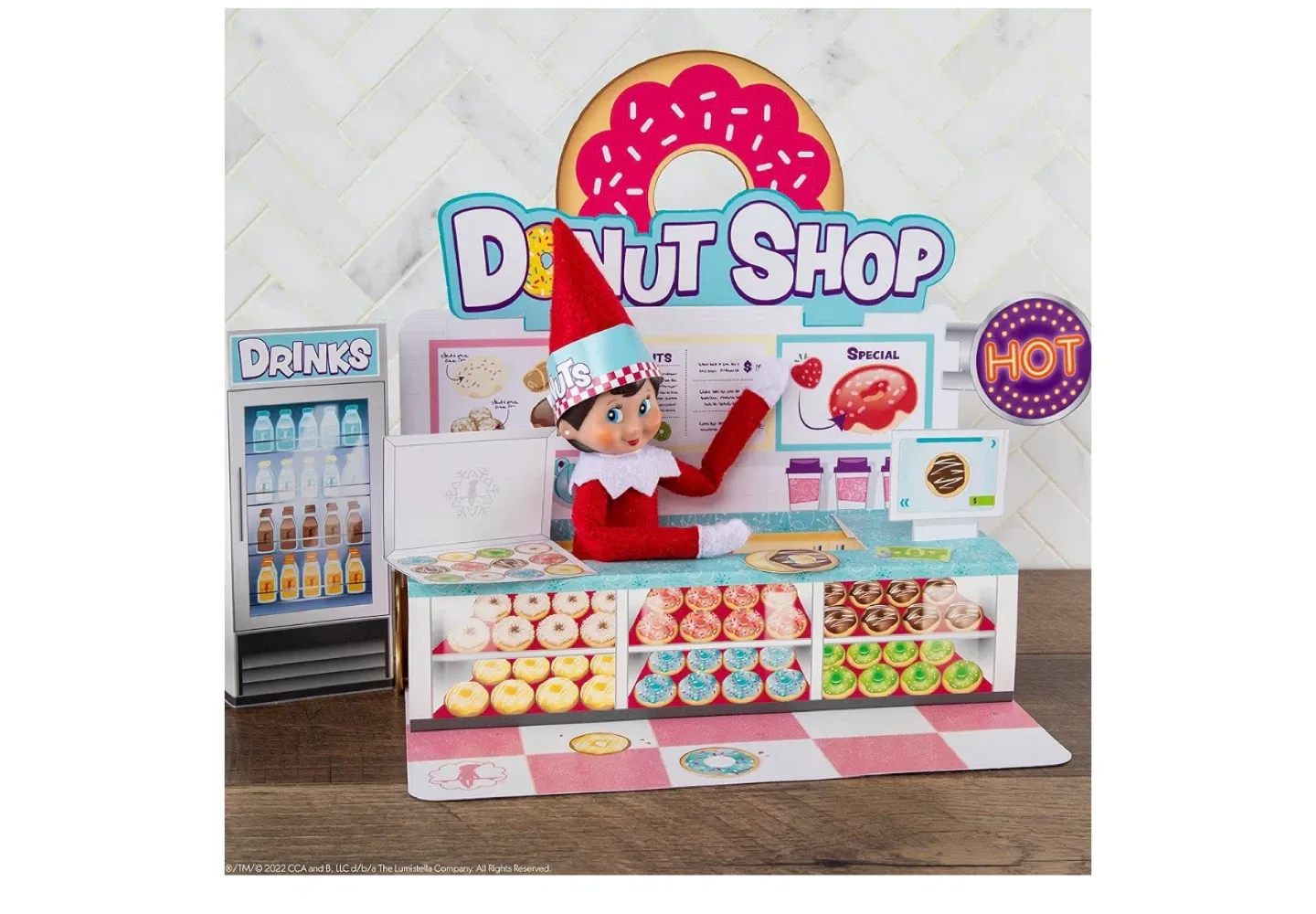 Elf on the Shelf Scout Elf Donut Shop - New!