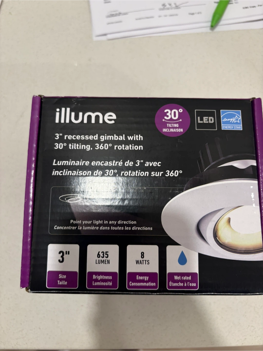 illume 3" Recessed Gimbal Light