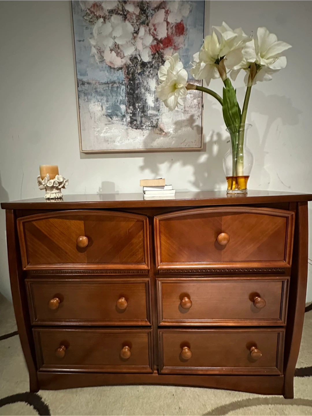 Wooden 6-Drawer Dresser